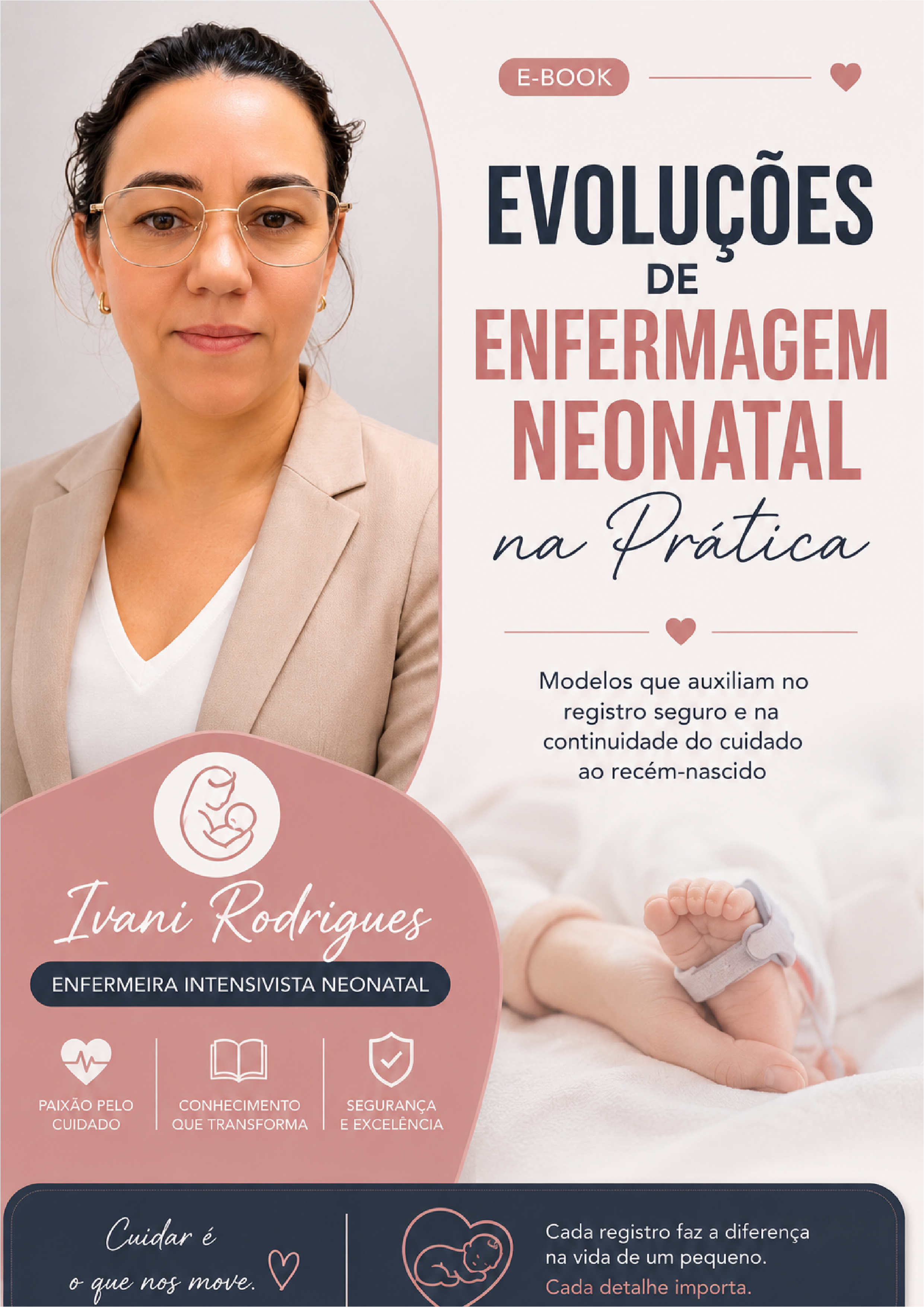 Capa do e-book Evoluções de Enfermagem Neonatal